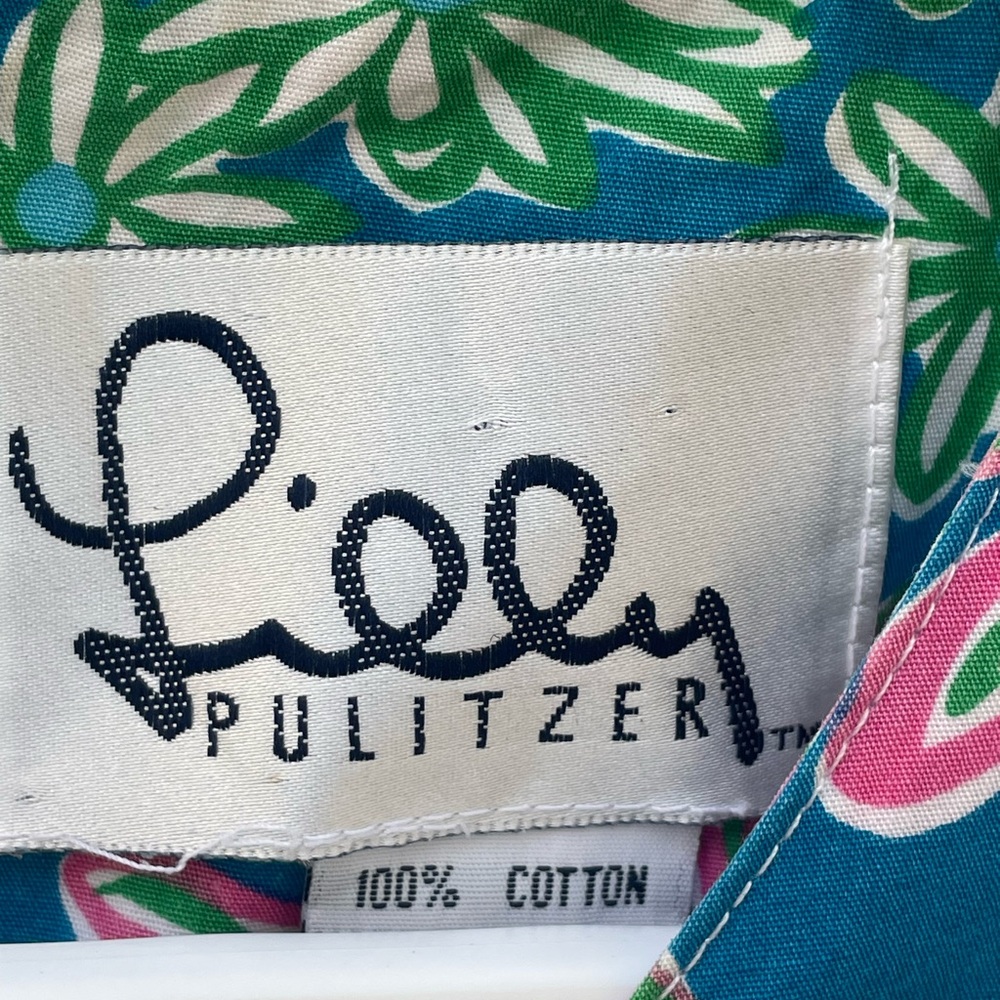 Lilly Pulitzer Shift White Label vintage 90’s dress size 10 - Picture 12 of 17